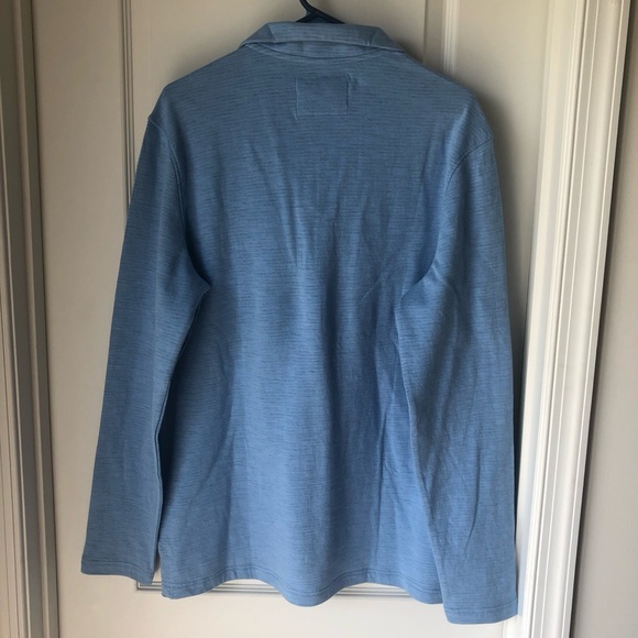 Peter Millar Light Blue Quarter-Zip Pullover - Picture 4 of 4